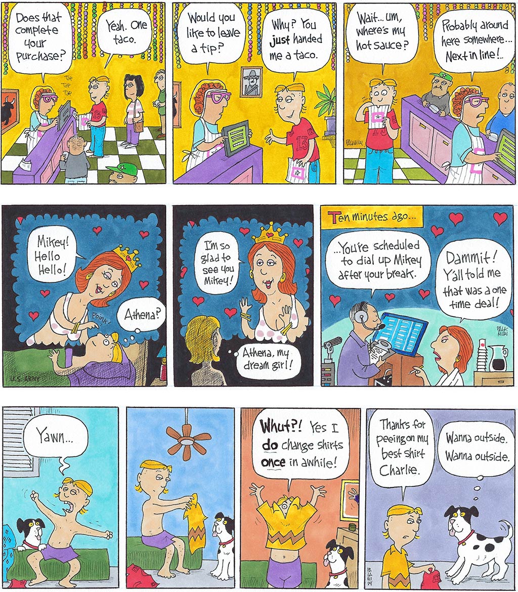 Mikey's Turn Cartoon - Comic Strip - 10/05/22