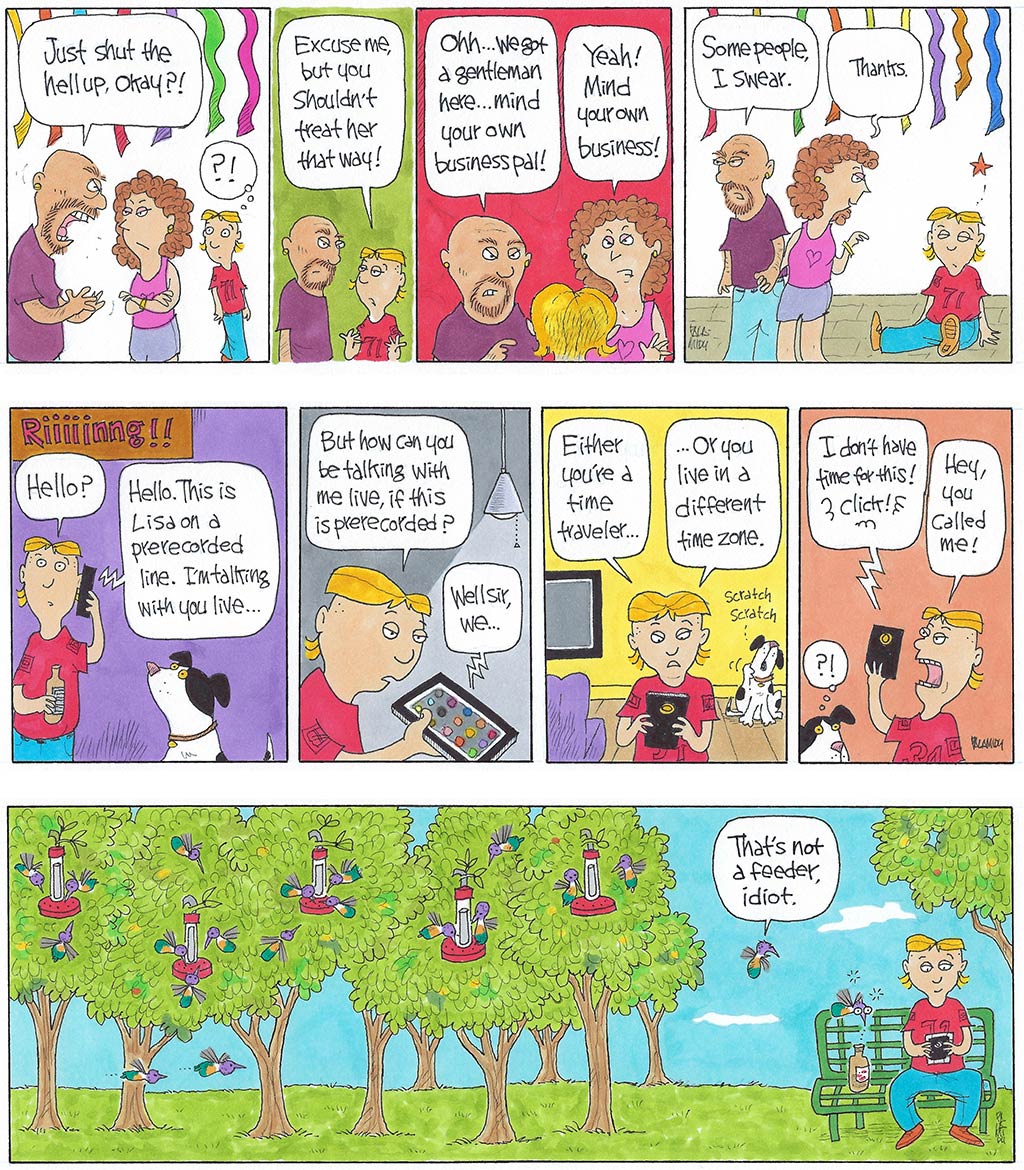 Mikey's Turn Cartoon - Comic Strip - 10/15/23