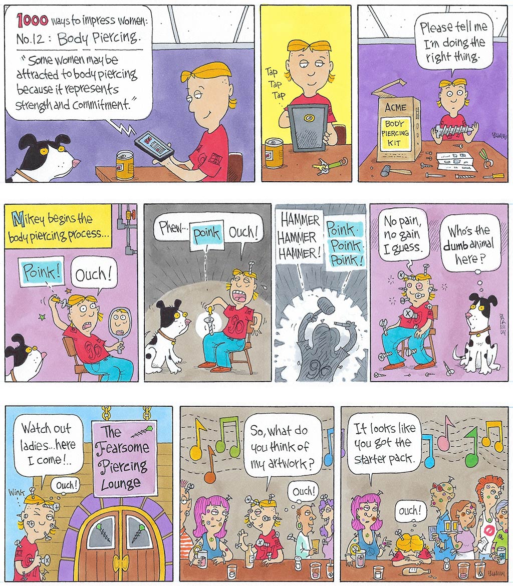Mikey's Turn Cartoon - Comic Strip - 01/31/24