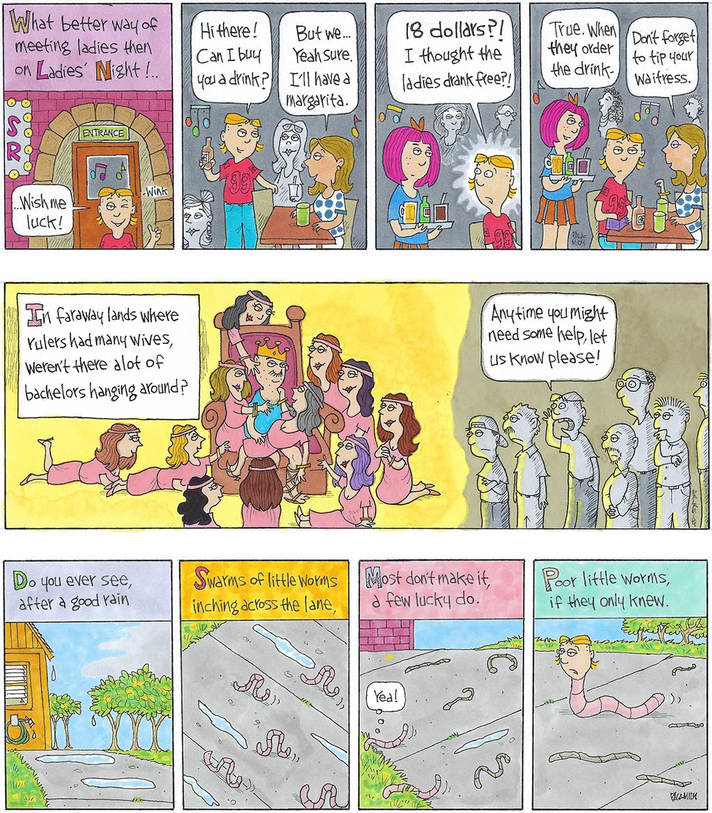 Mikey's Turn Cartoon - Comic Strip - 07/03/24