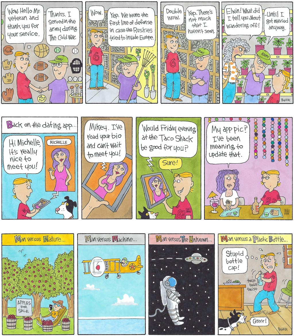 Mikey's Turn Cartoon - Comic Strip - 04/08/25