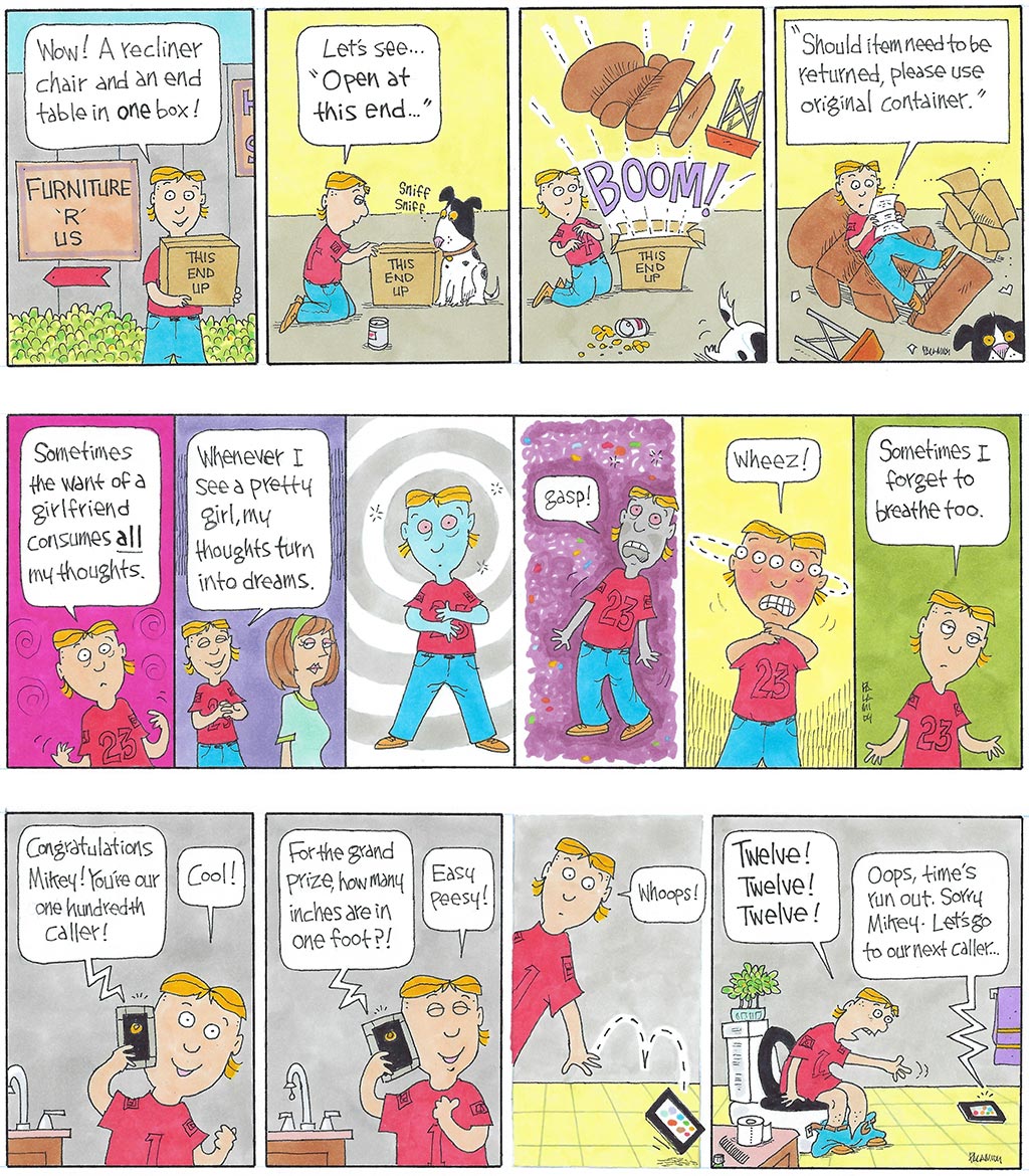 Mikey's Turn Cartoon - Comic Strip - 05/09/25