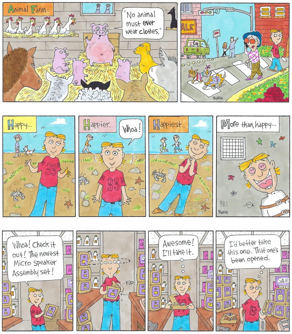 Mikey's Turn Cartoon - Comic Strip - 05/25/25