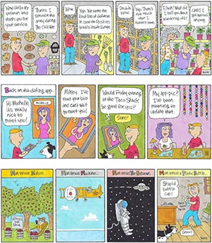 Mikey's Turn Cartoons - Comic Strip - 4/08/24